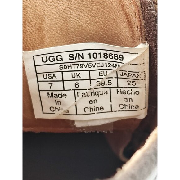 Ugg Men\'s Jovin Brown Leather Lace-Up Oxford Shoes Size 7 US main image 6